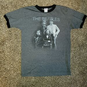 The Beatles Ringer Style T-shirt AAA All Style Aparel & Activewear Size Medium